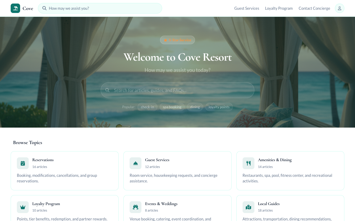Cove preview
