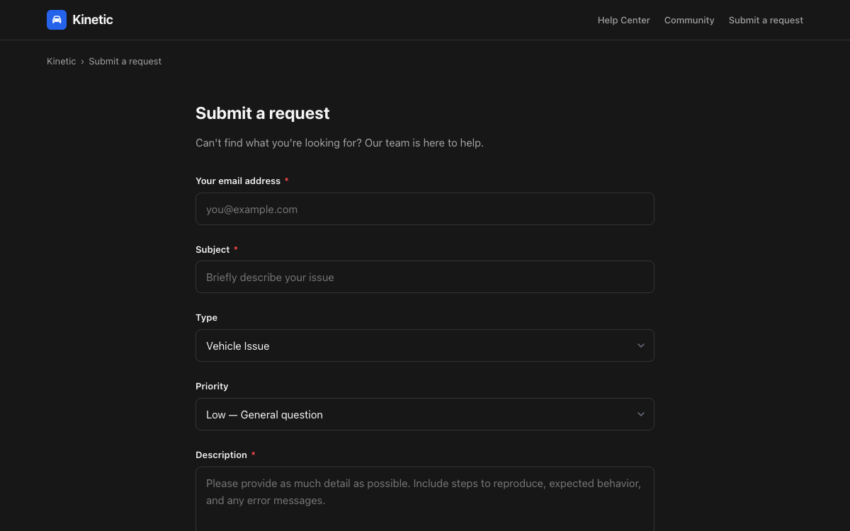 Kinetic Request preview