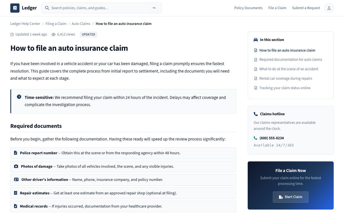 Ledger Article preview