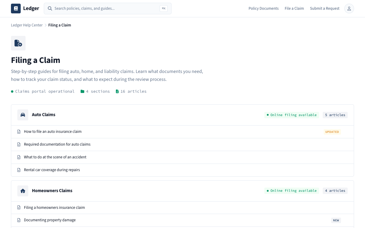 Ledger Category preview