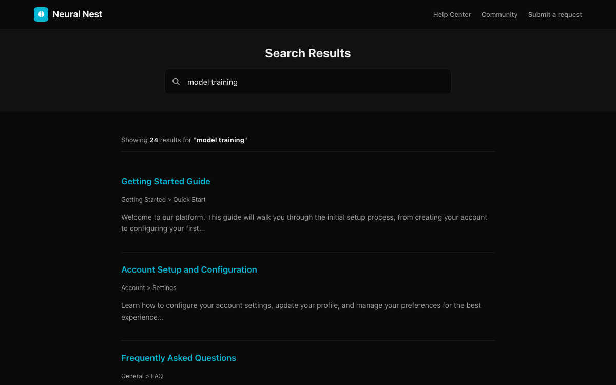 Neural Nest Search preview