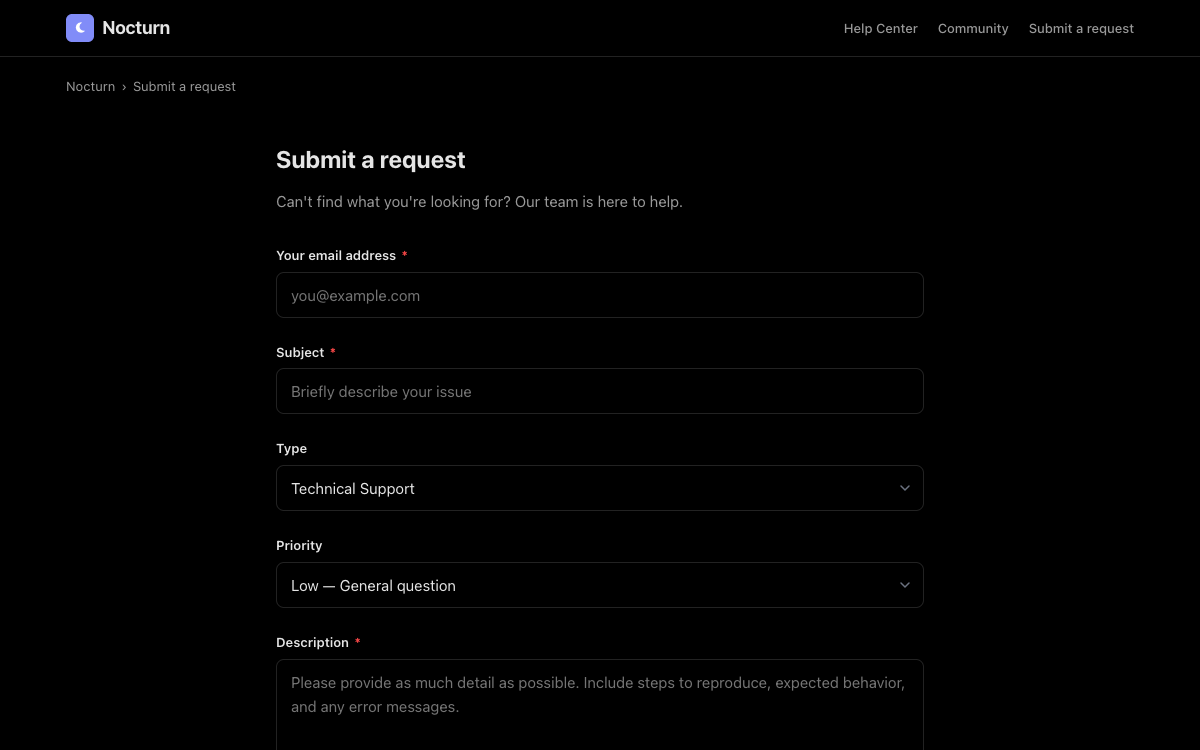 Nocturn Request preview