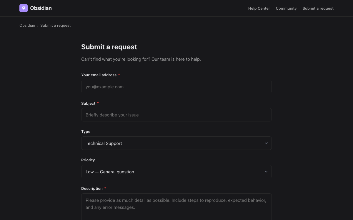 Obsidian Request preview